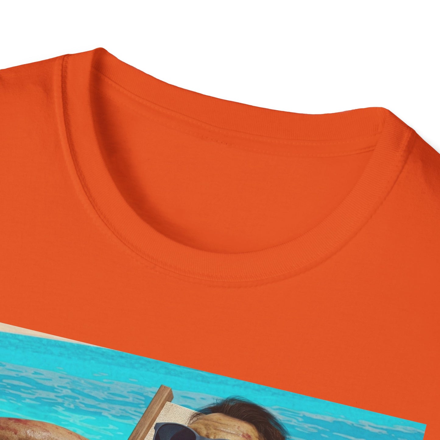 Zombie Relaxation Unisex Softstyle T-Shirt - Perfect for Halloween and Casual Outings