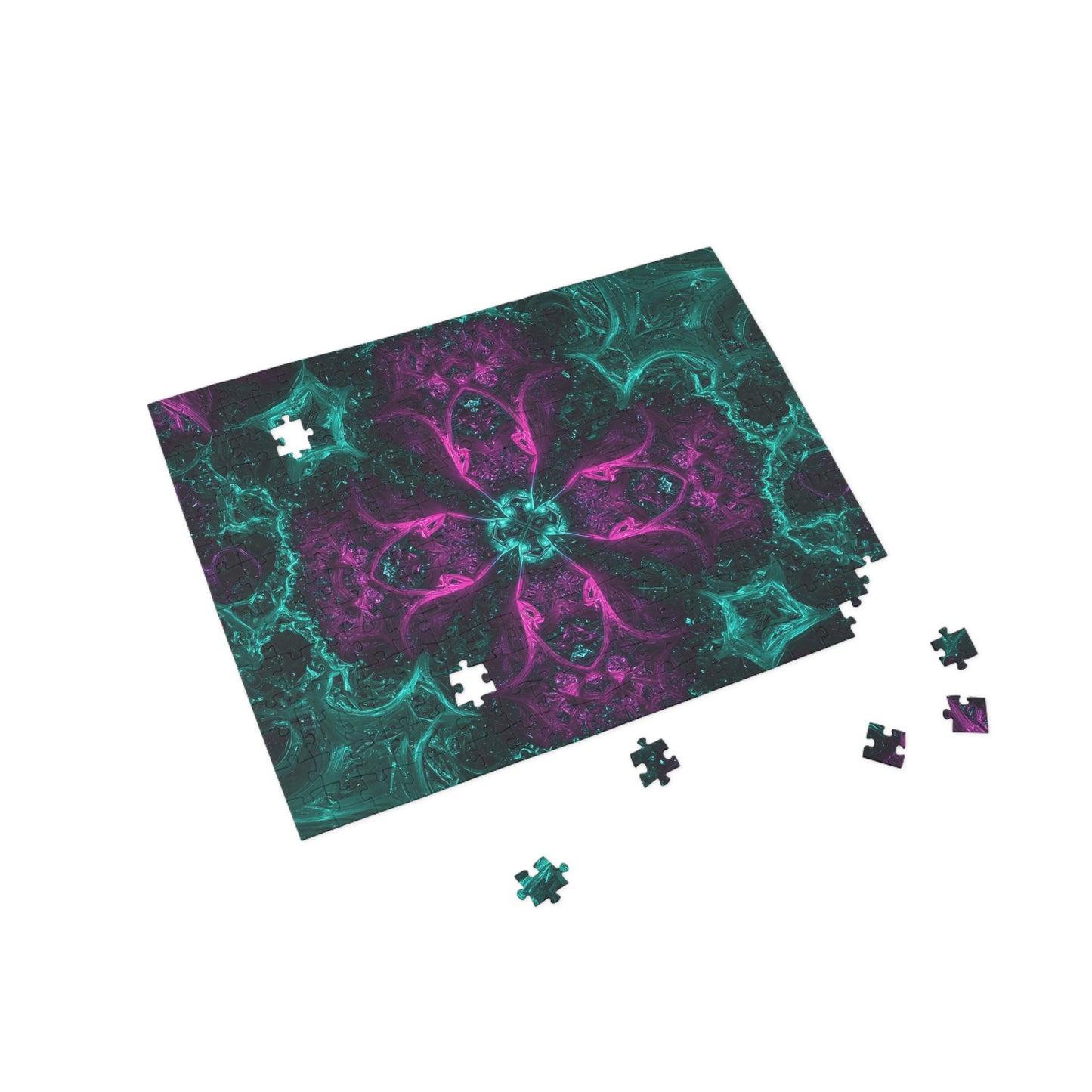 Vibrant Mandala Puzzle - 96, 252, 500, 1000-Piece Options for Mindful Fun and Relaxation