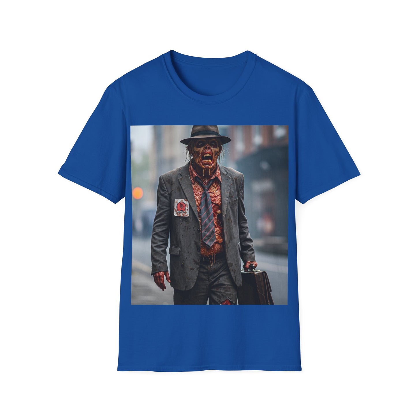 UK - Stylish Horror-Themed Unisex Softstyle T-Shirt