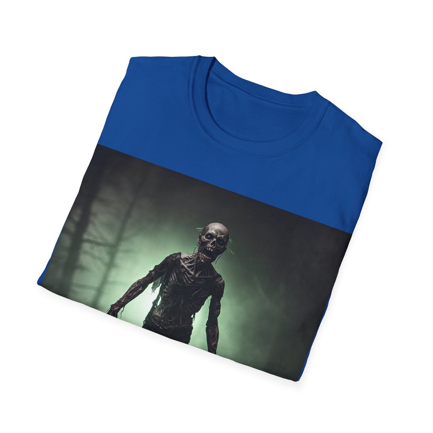 UK - Unisex Horror Graphic Tee - Spooky Zombie Design for Halloween