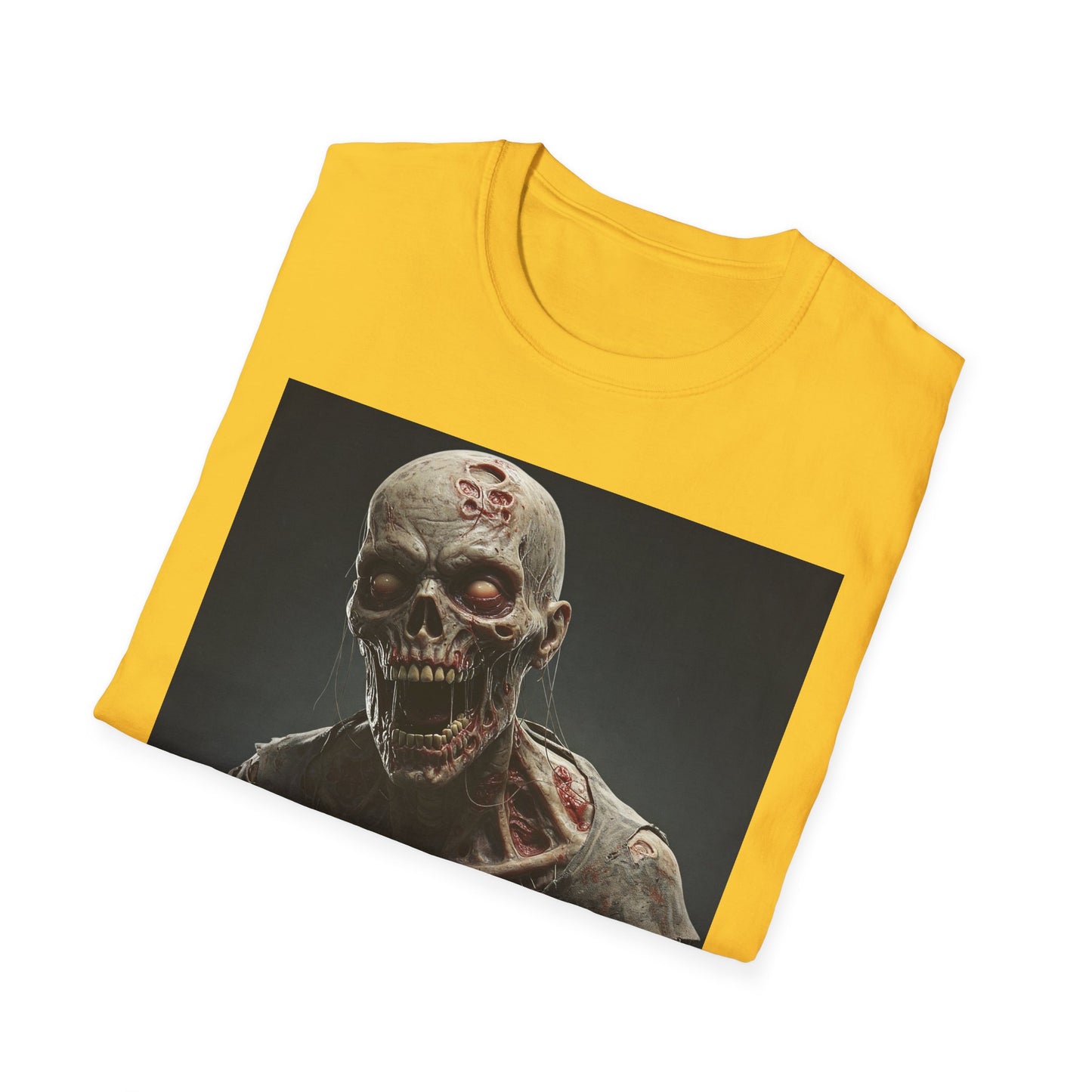 Zombie Graphic Unisex Softstyle T-Shirt | Perfect for Halloween and Horror Fans