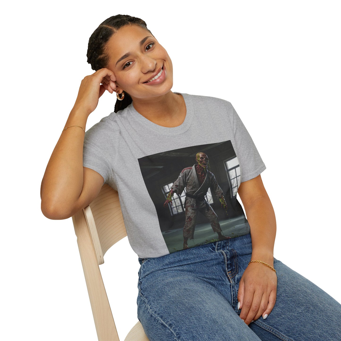 Unisex Zombie Graphic T-Shirt - Perfect for Halloween and Horror Fans