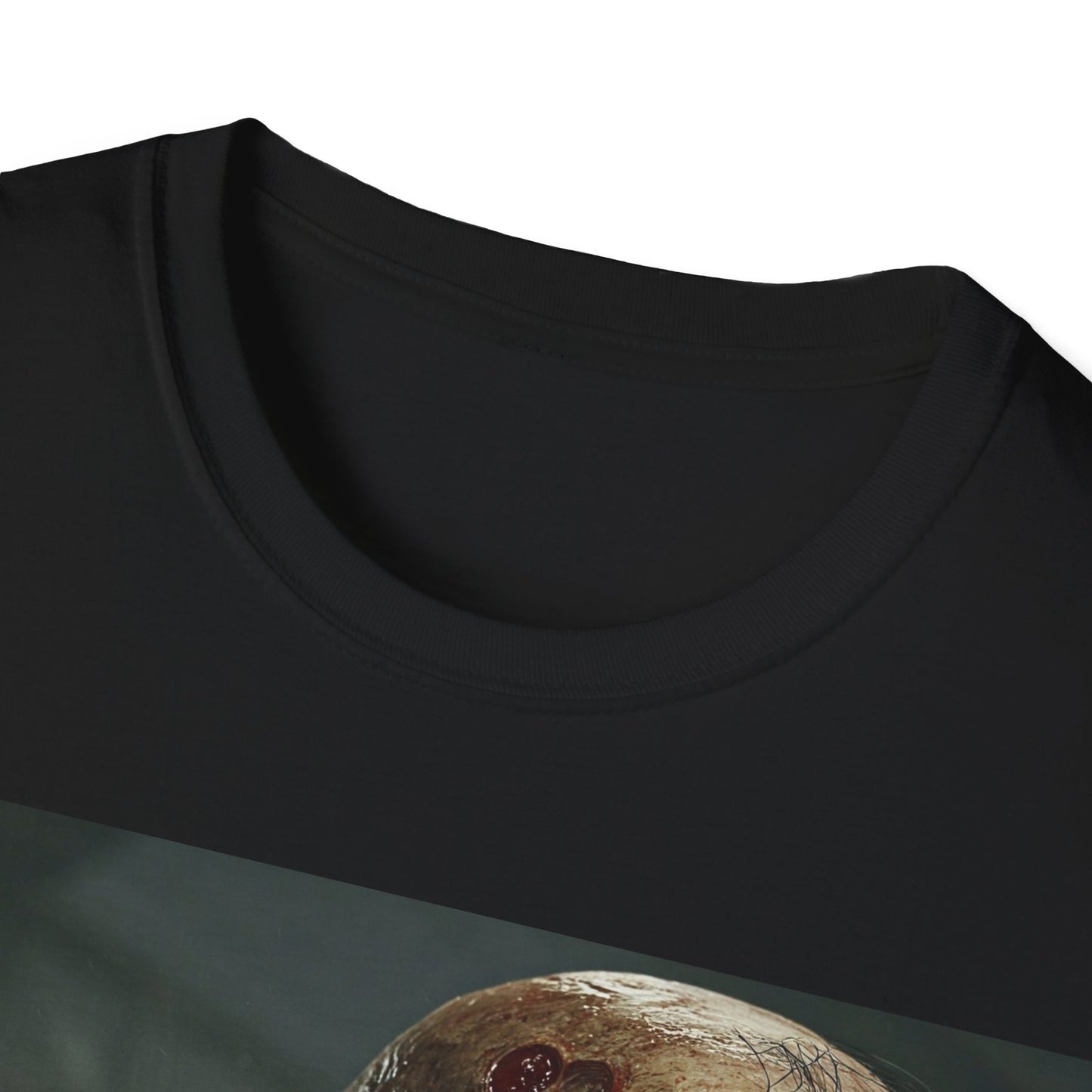 UK - Unisex Softstyle T-Shirt with Zombie Design | Perfect for Halloween and Horror Fans