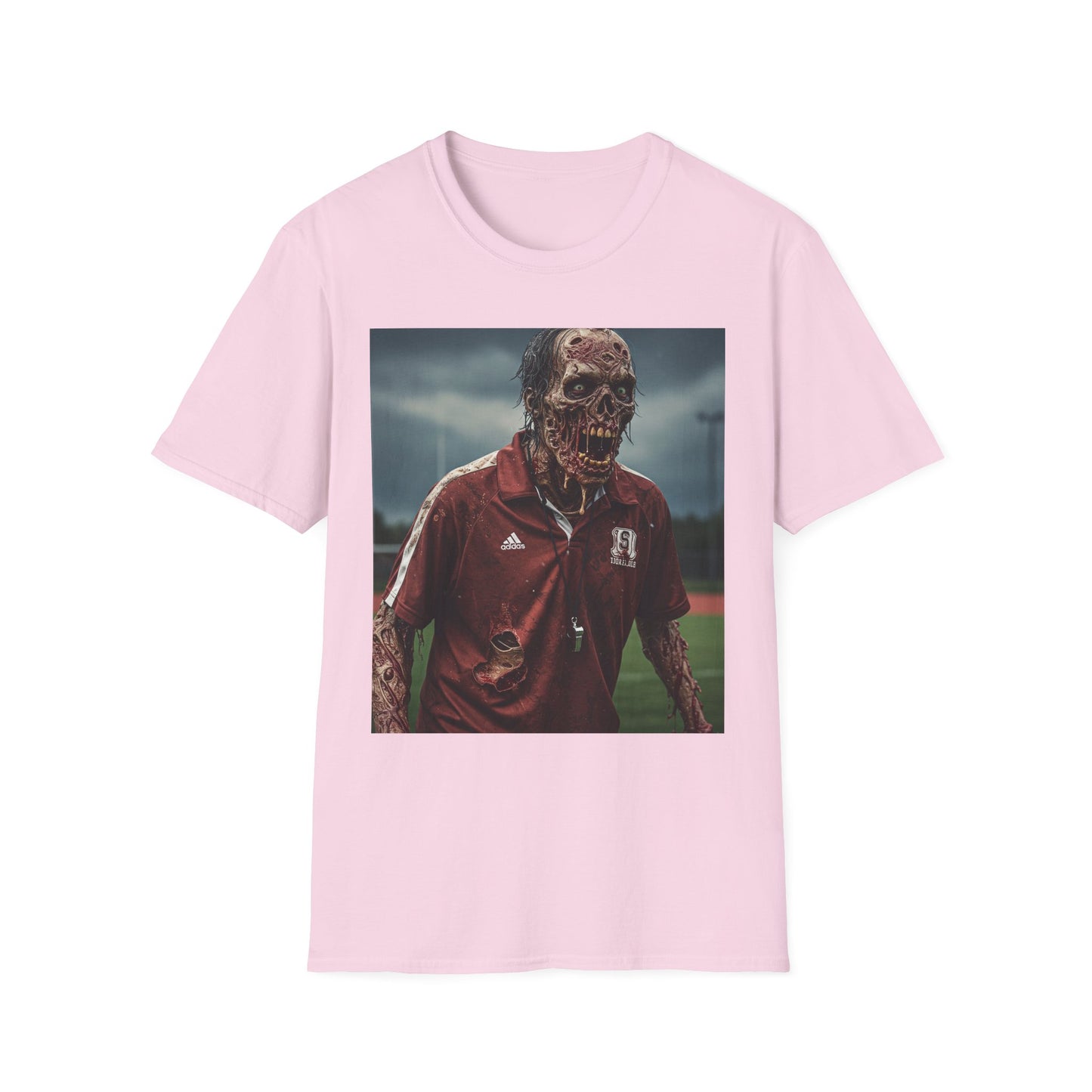 Zombie Horror Unisex Softstyle T-Shirt - Perfect for Halloween and Casual Wear