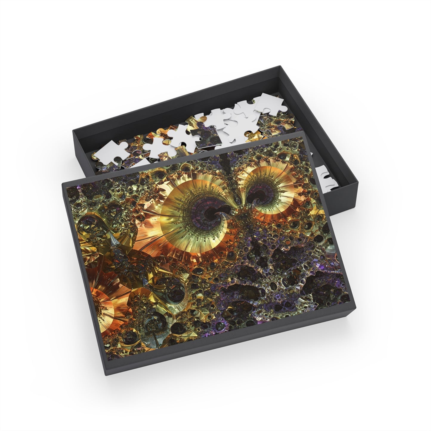 Artistic Fractal Puzzle - 96 to 1000-Piece Options for Relaxation and Fun