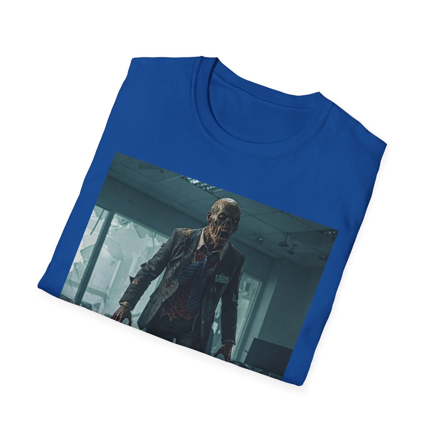 Zombie Apocalypse Unisex Softstyle T-Shirt - Perfect for Horror Fans and Parties