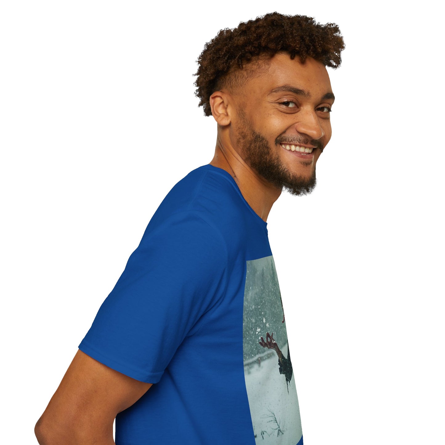 Chilling Horror Graphic Tee - Unisex Softstyle T-Shirt with Spooky Design