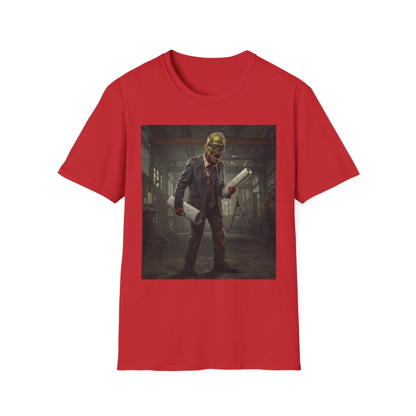 Zombie Apocalypse Unisex Softstyle T-Shirt - Perfect for Halloween and Horror Fans