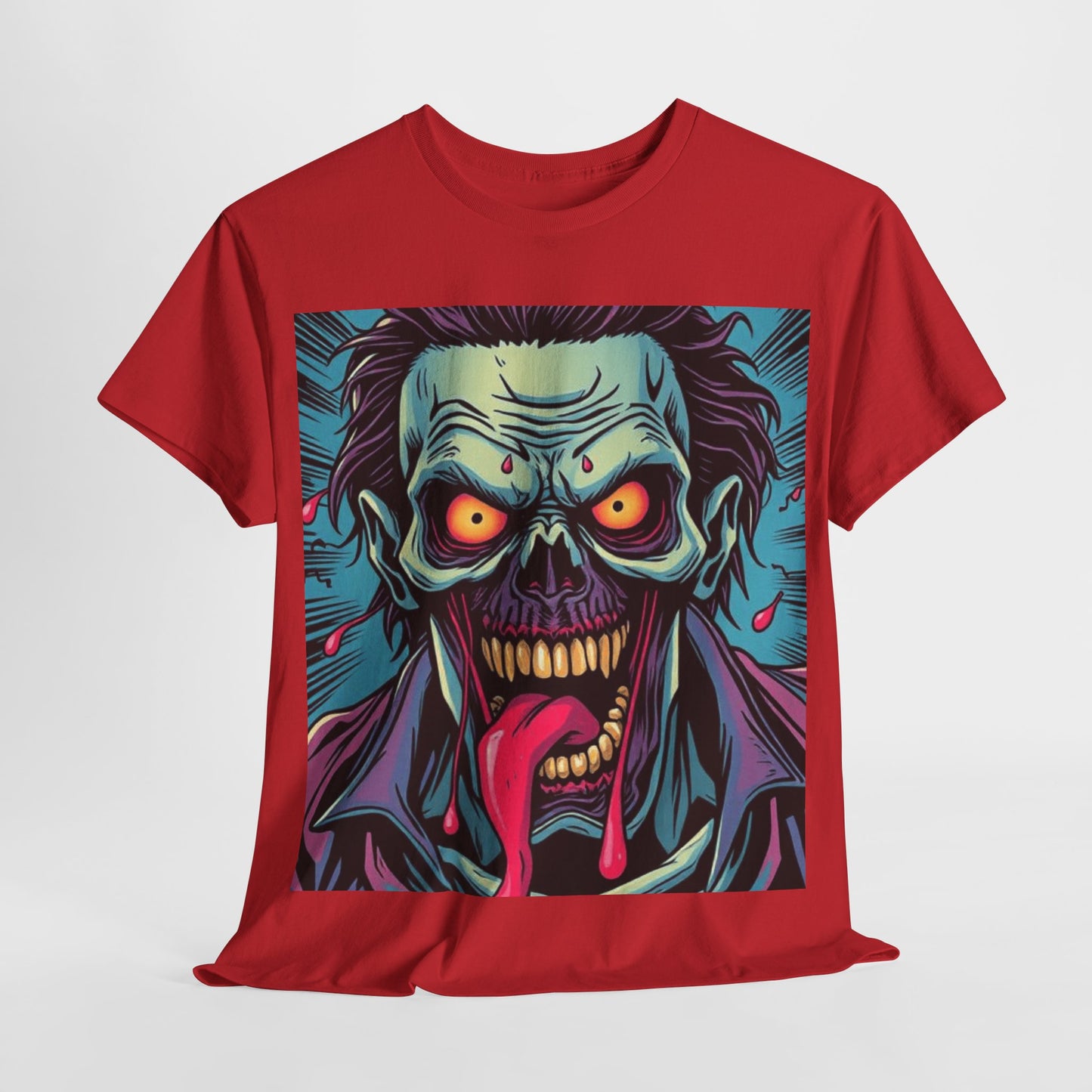 UK - Vibrant Zombie Graphic Tee - Unisex