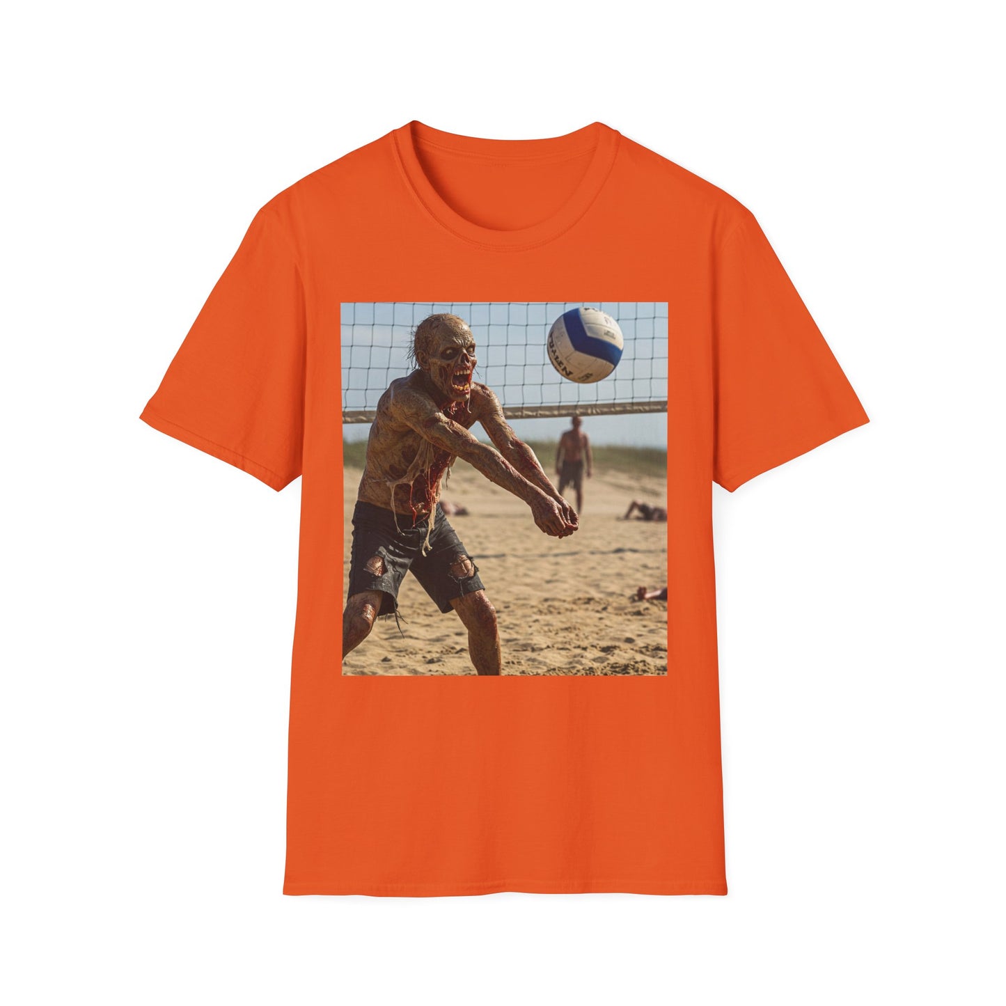 Beach Volleyball Unisex Softstyle T-Shirt - Perfect for Summer Fun and Sports Lovers