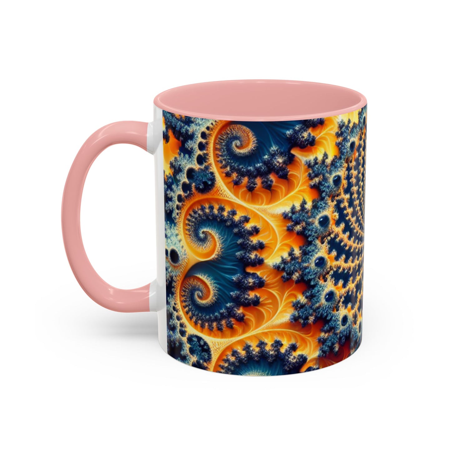 Vibrant Abstract Accent Coffee Mug - Unique 11 & 15oz Design for Art Lovers