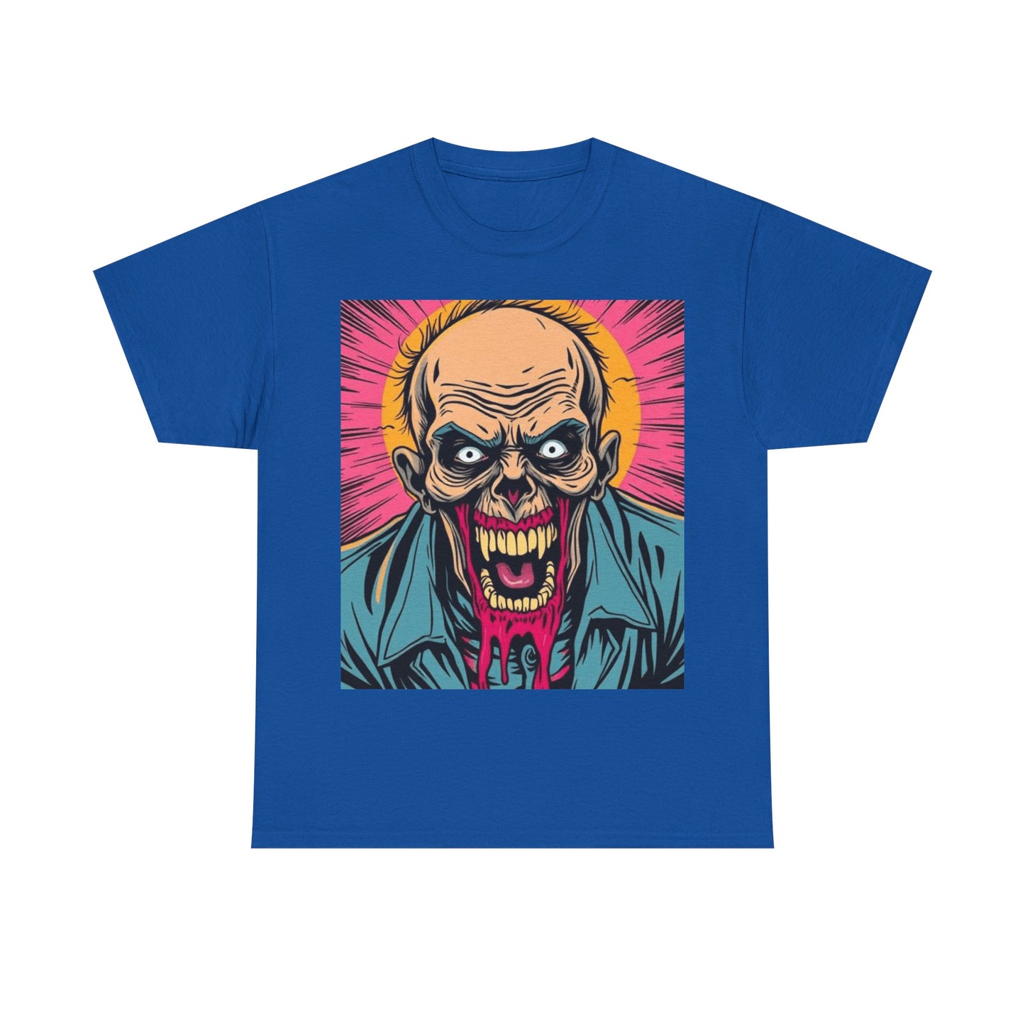 UK - Graphic Zombie Tee - Unisex Heavy Cotton T-Shirt for Horror Fans