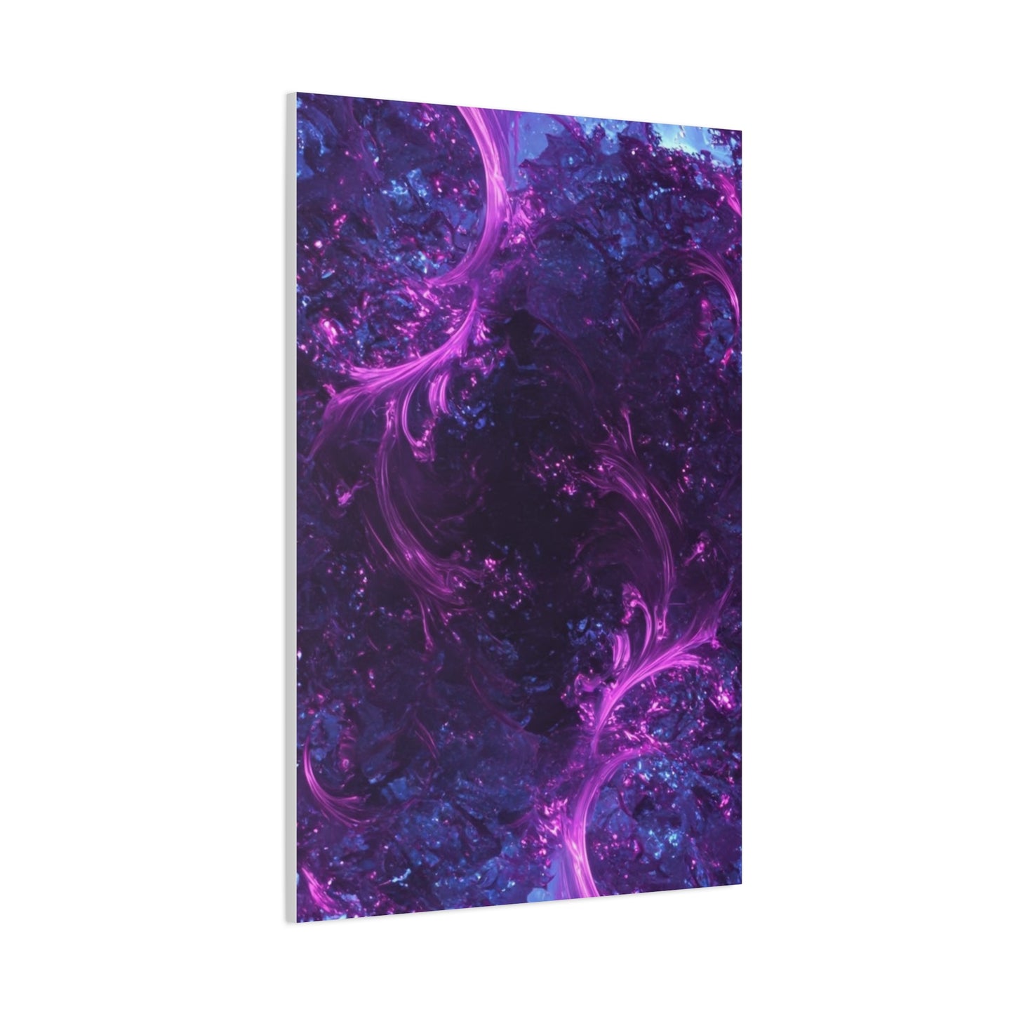Abstract Purple Fractal Canvas Print - Artistic Wall Décor