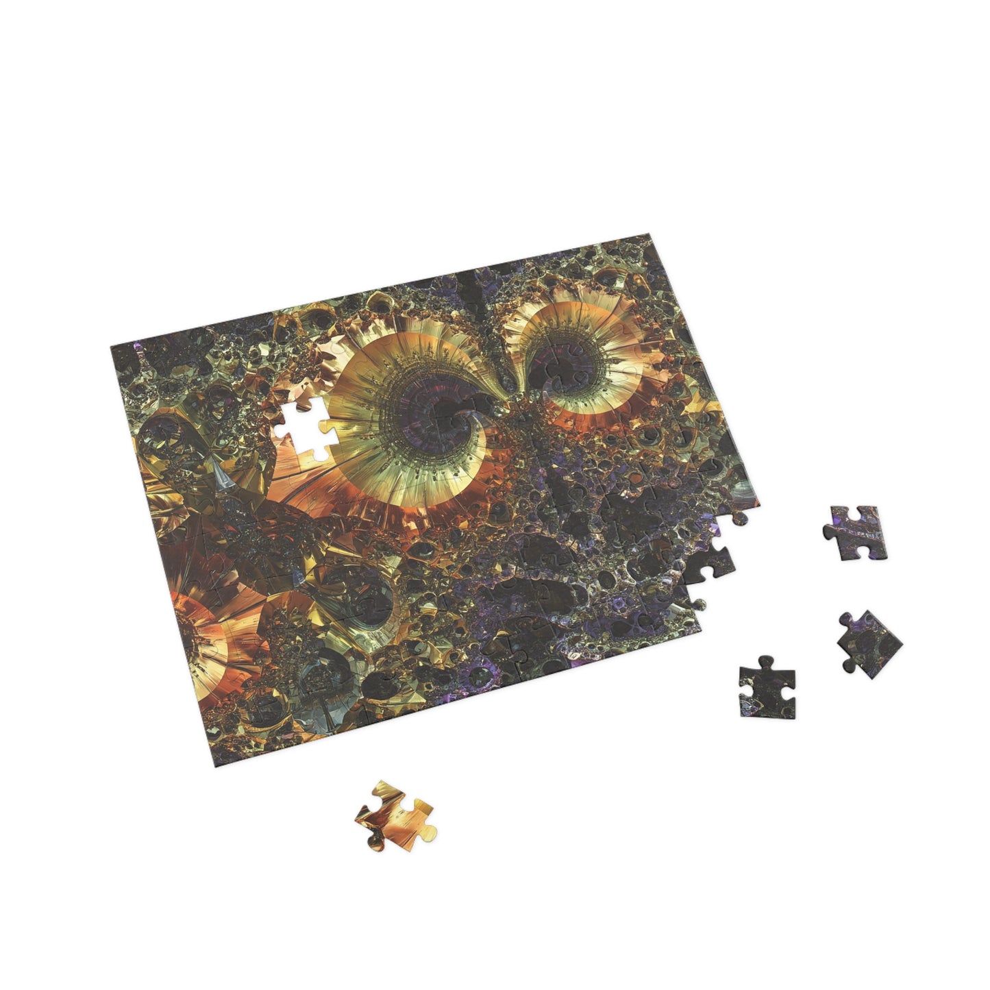 Artistic Fractal Puzzle - 96 to 1000-Piece Options for Relaxation and Fun