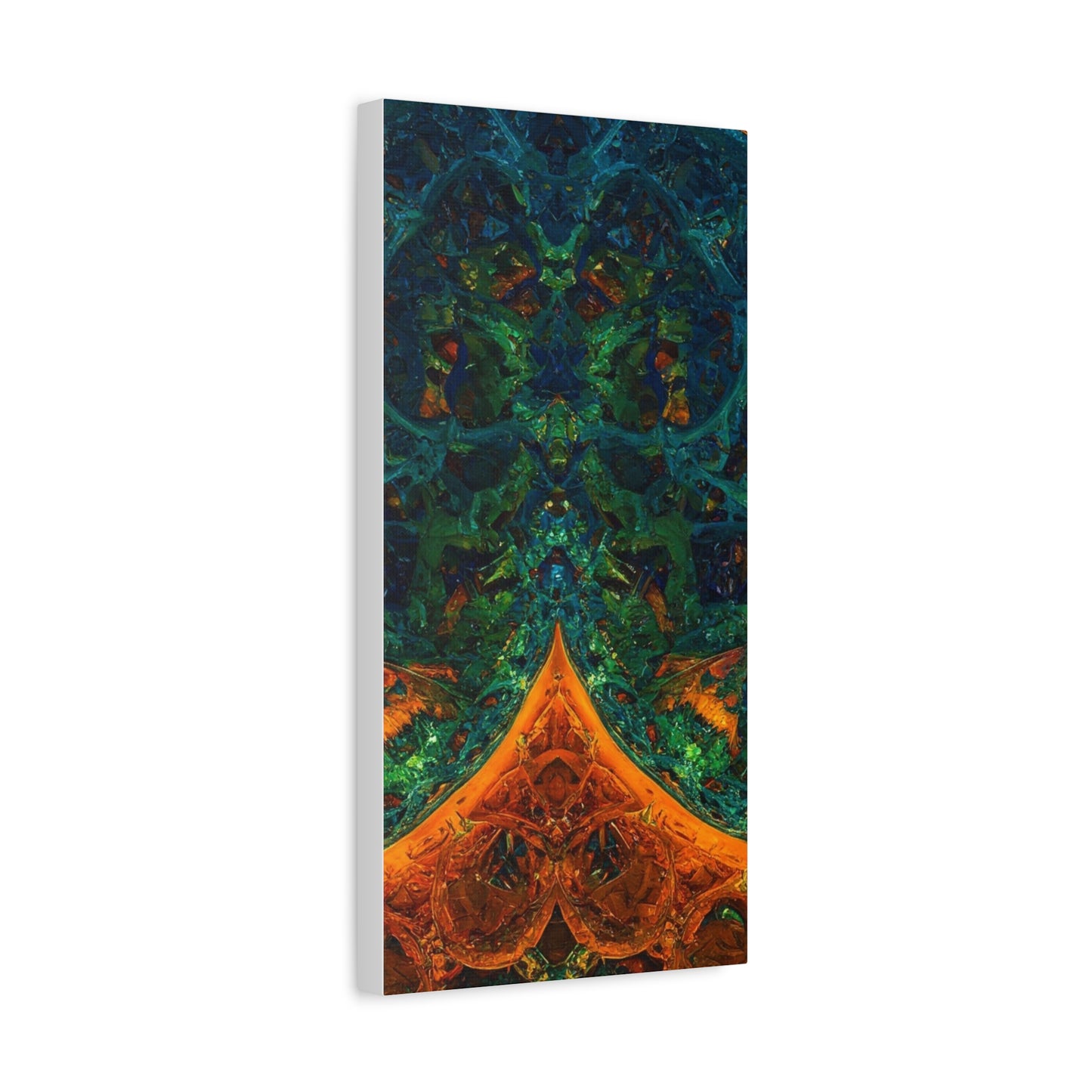Vibrant Abstract Fractal Art Canvas Print
