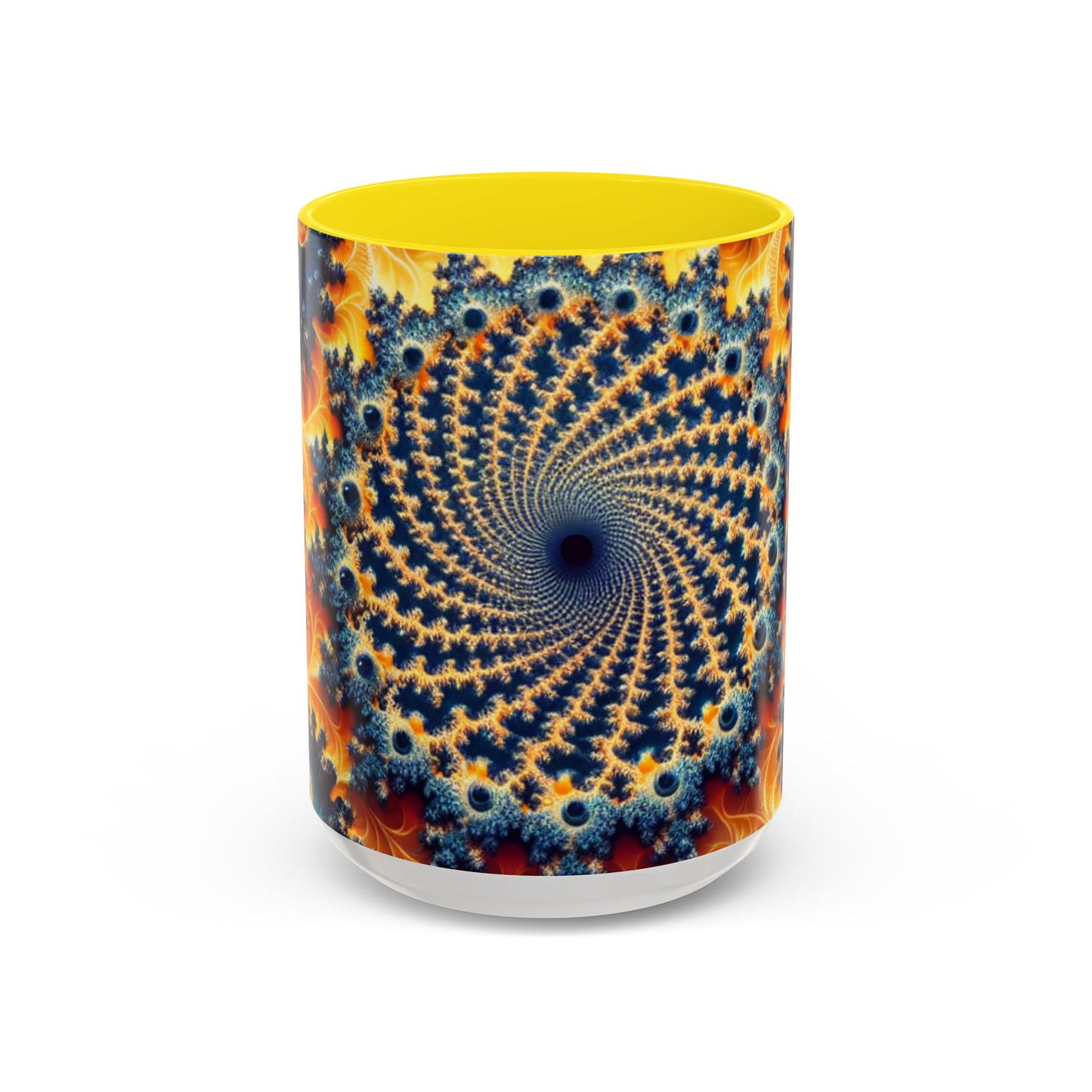 Vibrant Abstract Accent Coffee Mug - Unique 11 & 15oz Design for Art Lovers