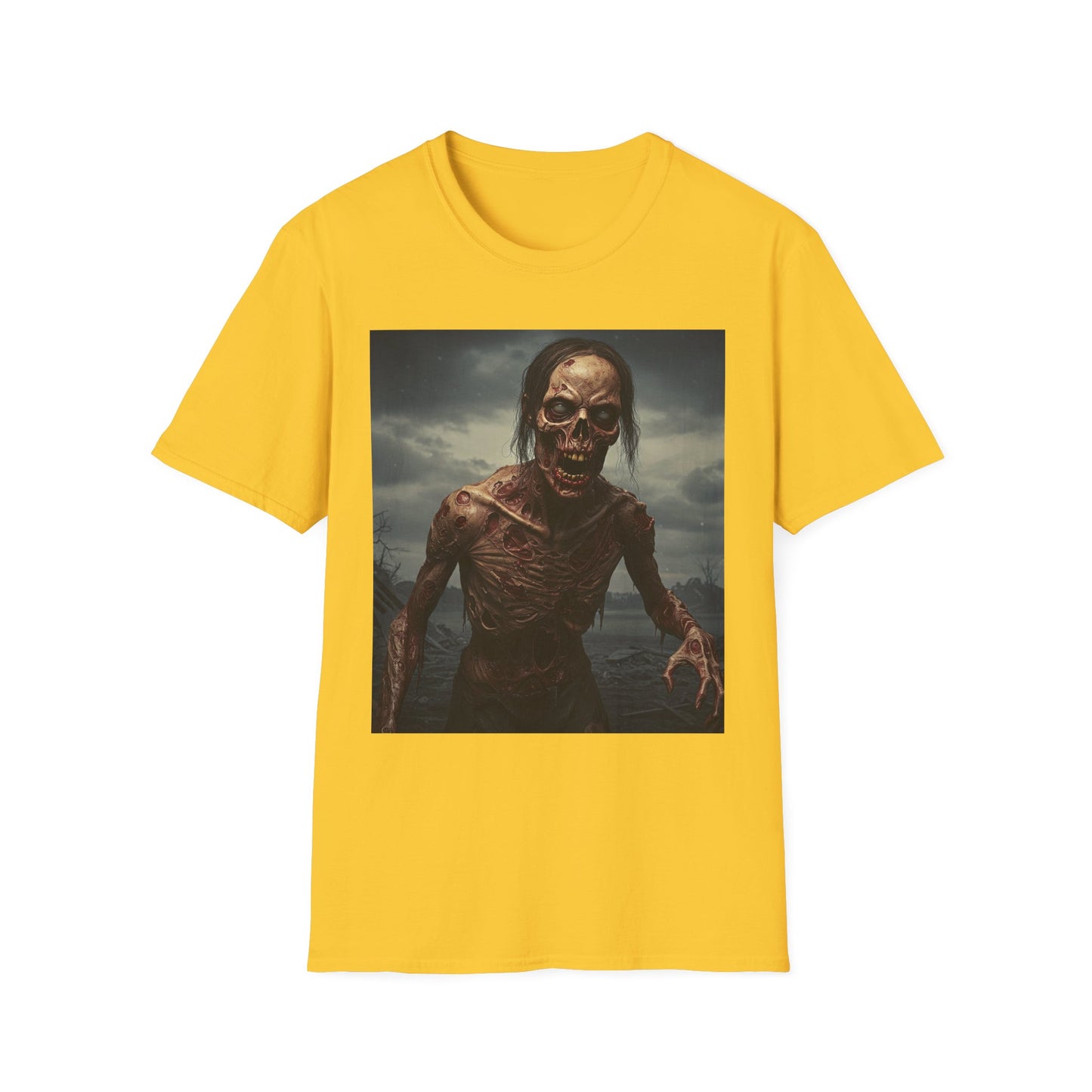 Chilling Horror Graphic T-Shirt for Halloween Enthusiasts