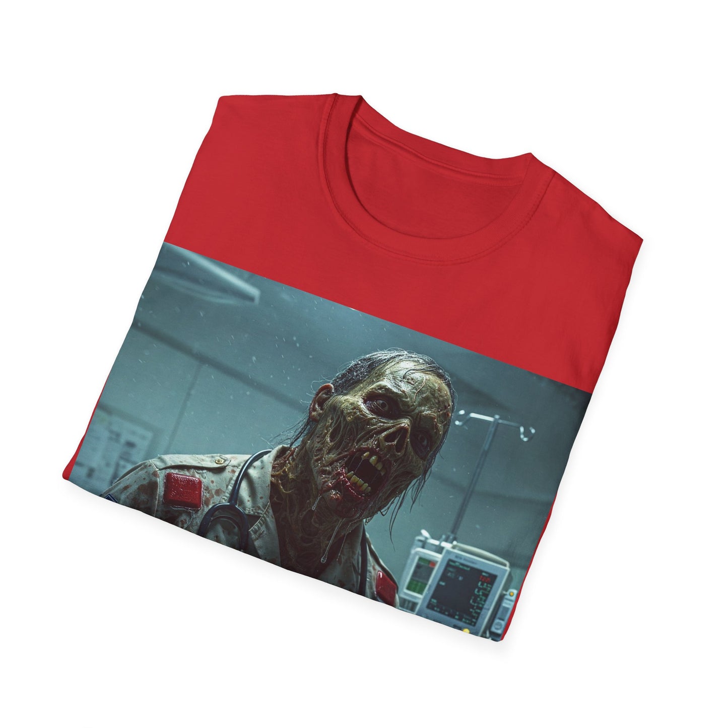 UK - Unisex Horror Graphic T-Shirt - Creepy Zombie Design