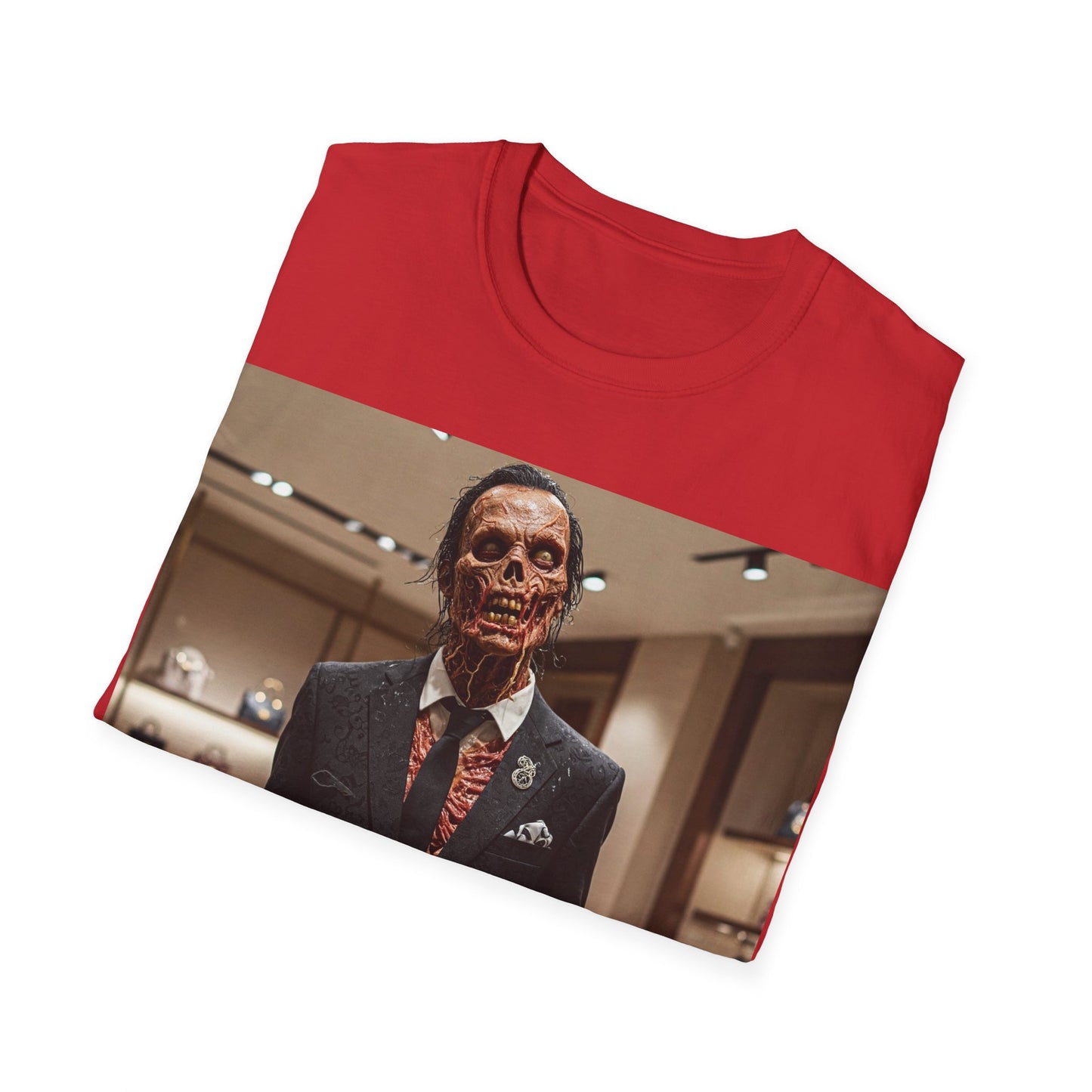UK - Creepy Vintage Skull T-Shirt for Halloween