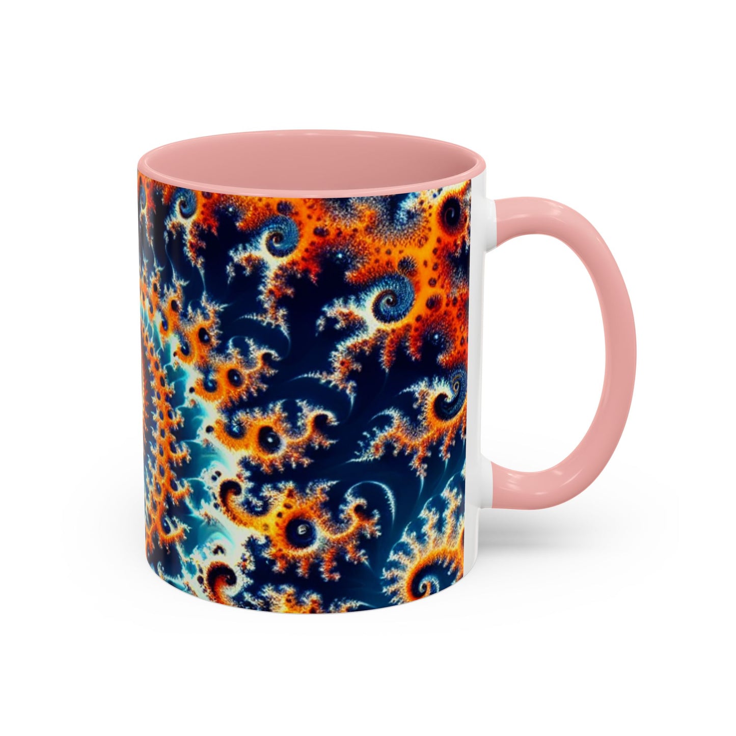 Vibrant Spiral Design Coffee Mug - 11/15oz Ceramic Accent Cup for Art Lovers