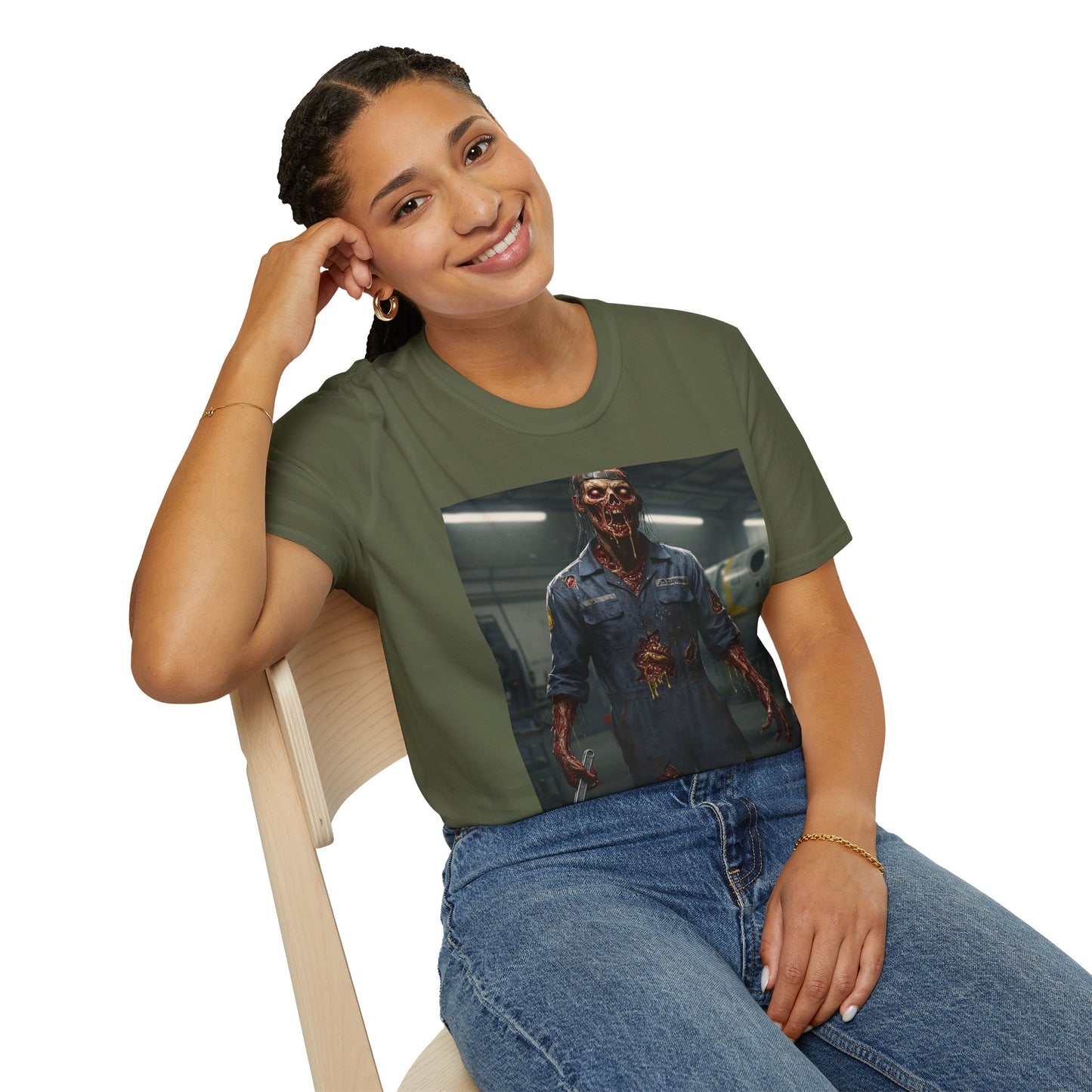 Unisex Softstyle Horror Graphic T-Shirt - Perfect for Halloween and Horror Fans