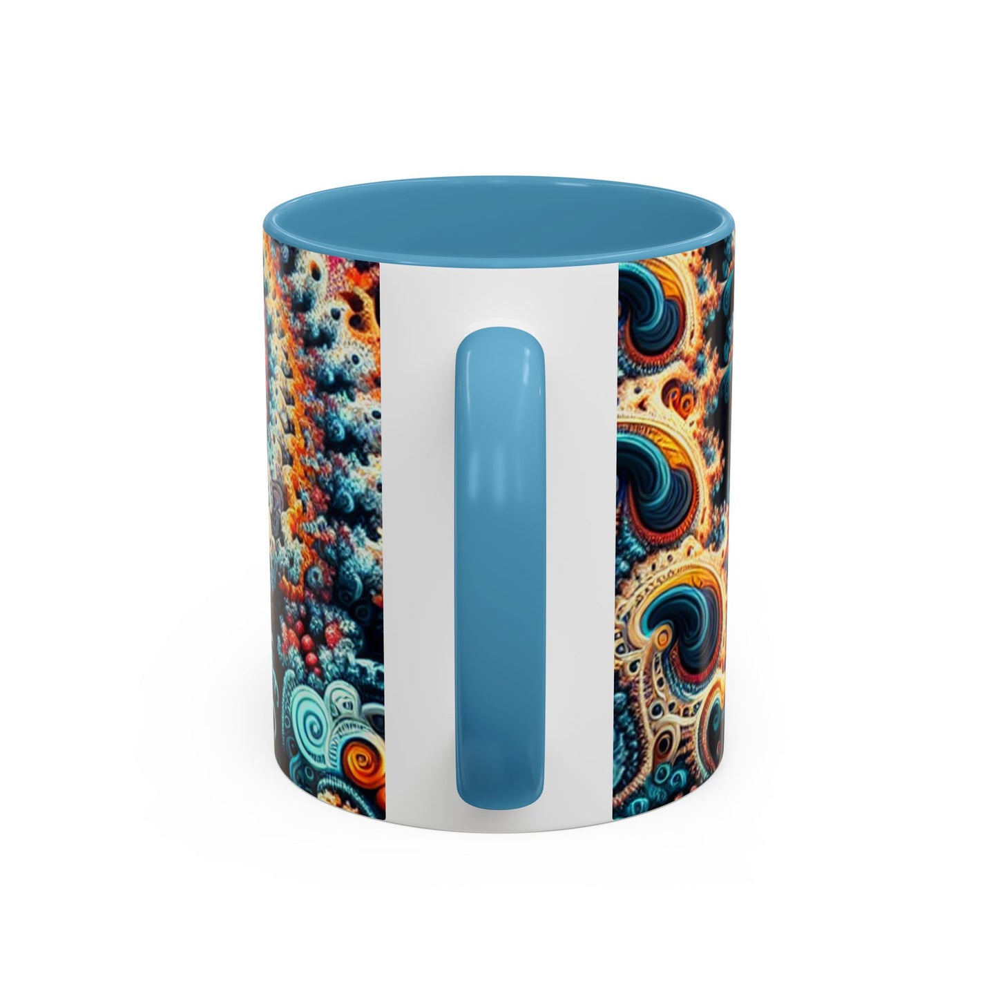 Colorful Fractal Coffee Mug - 11oz & 15oz - Perfect for Art Lovers