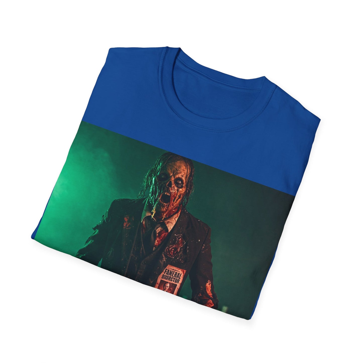 UK - Horror-Inspired Unisex Softstyle T-Shirt - Spooky Halloween Graphic Tee