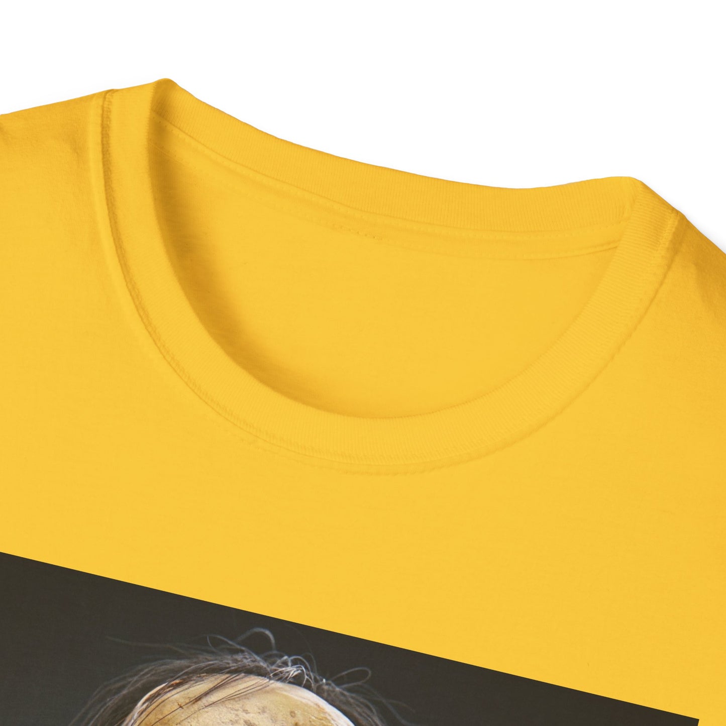 Apocalyptic Portrait Tee, bold, decaying zombie graphic