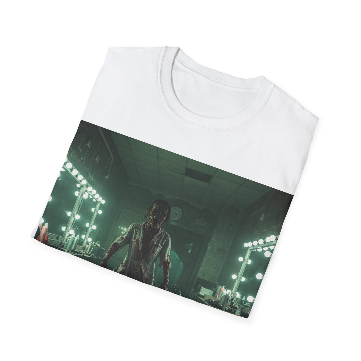UK - Creepy Horror Unisex Softstyle T-Shirt - Perfect for Halloween