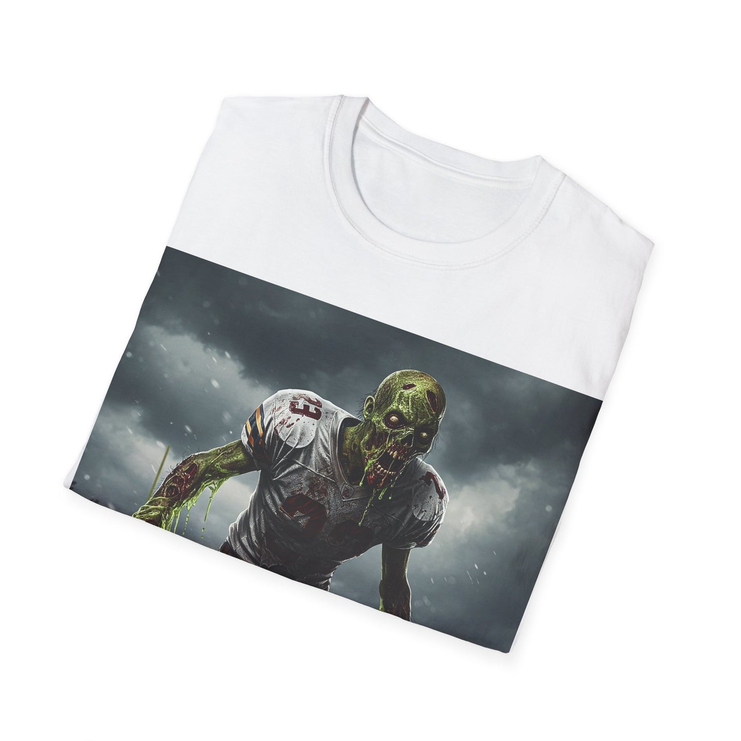 UK - Zombie Football Graphic T-Shirt for Horror Fans
