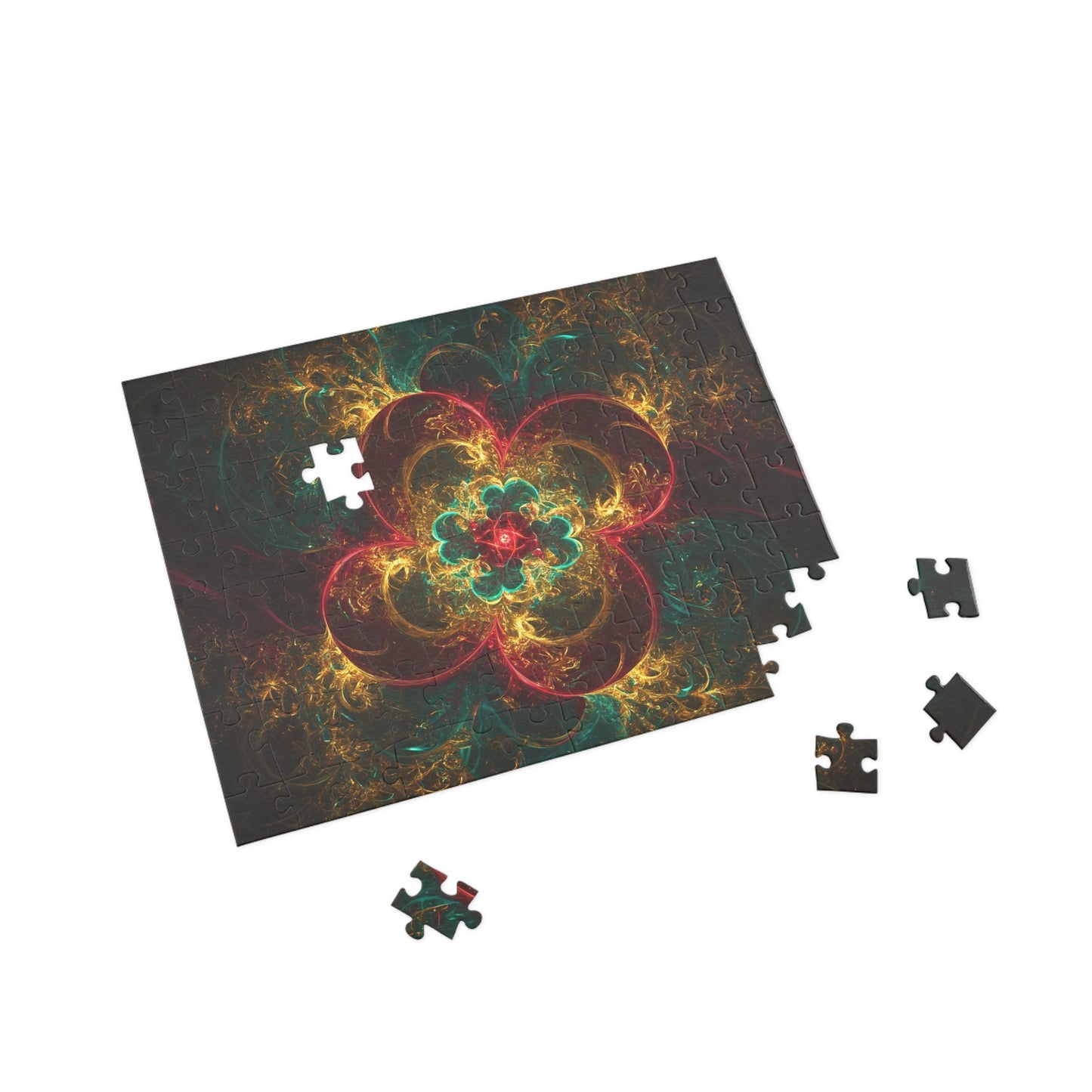 Colorful Floral Puzzle (96, 252, 500, 1000-Piece) - Enjoy Mindful Relaxation!