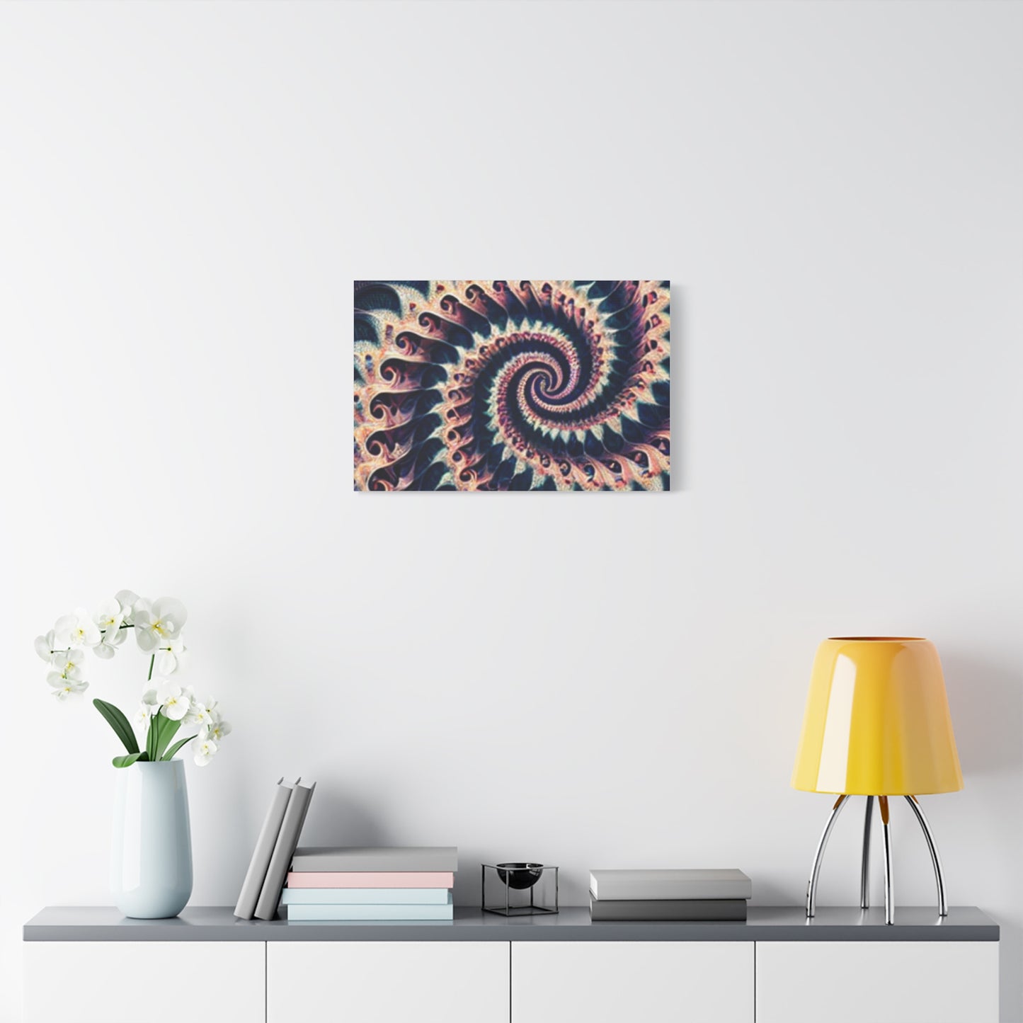 Abstract Spiral Art Canvas Print - Modern Home Decor for Art Lovers