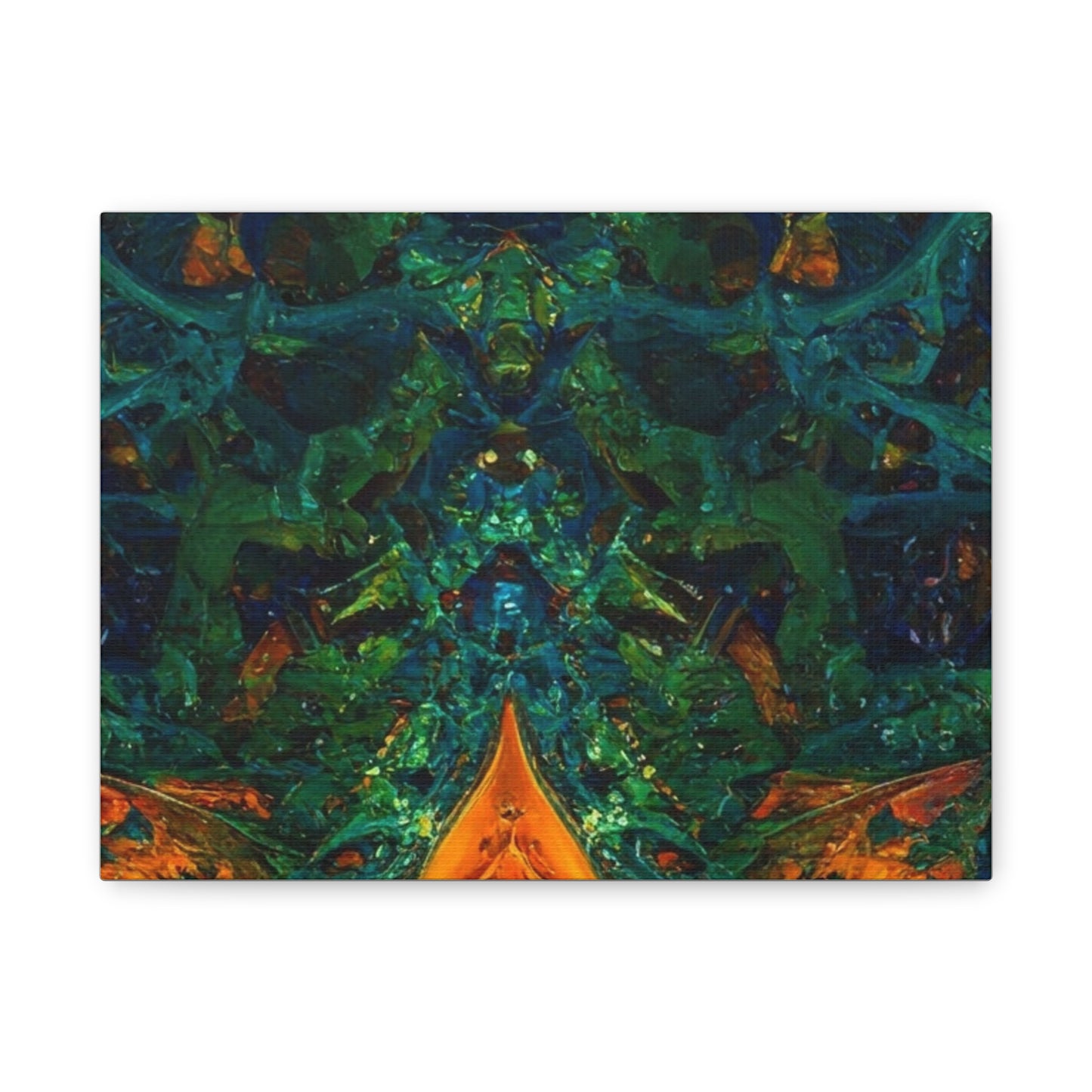 Vibrant Abstract Fractal Art Canvas Print