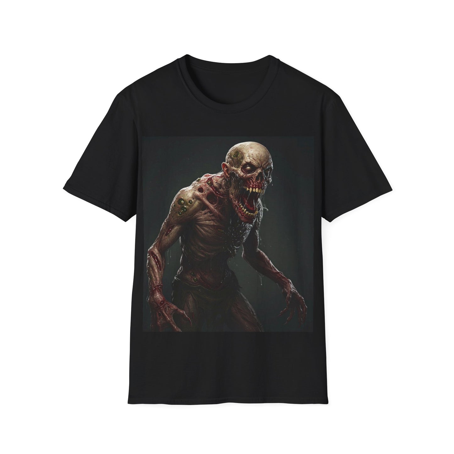 UK - Creepy Horror Apocalyptic Portrait Tee: A Vision of Decay