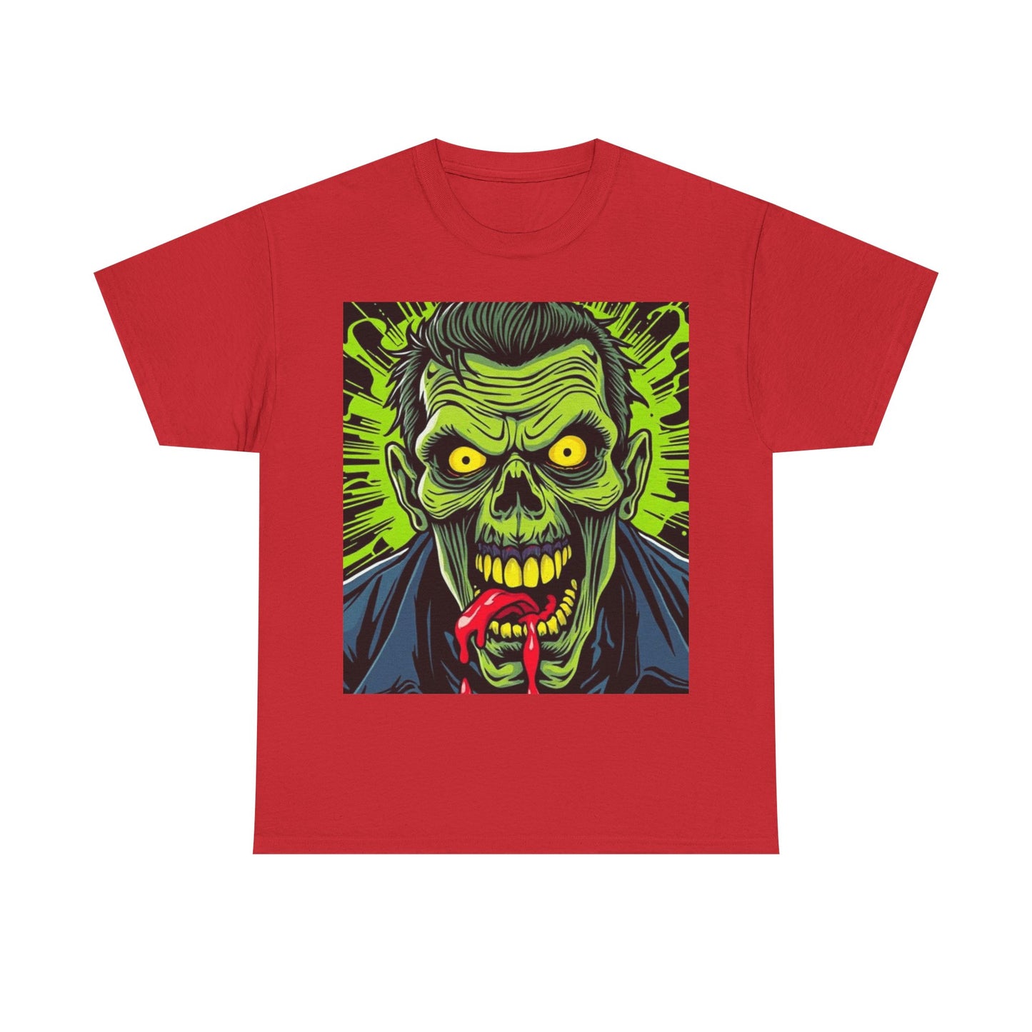 UK - Zombie Graphic Unisex Heavy Cotton Tee