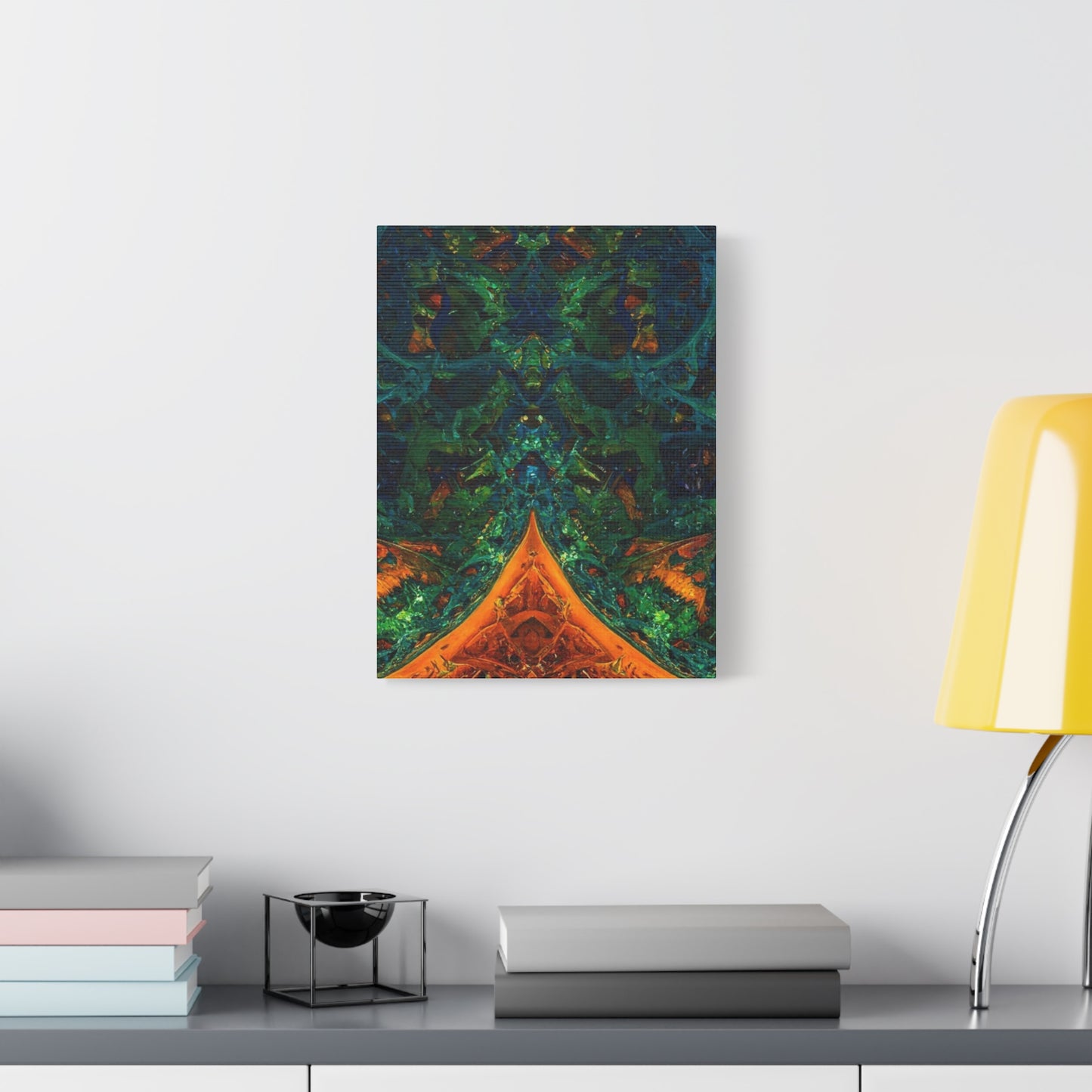 Vibrant Abstract Fractal Art Canvas Print