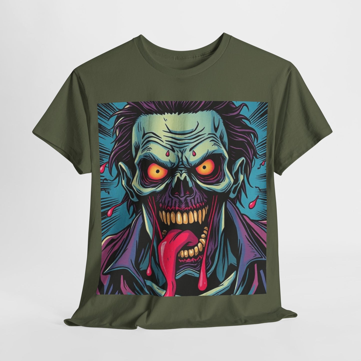 UK - Vibrant Zombie Graphic Tee - Unisex