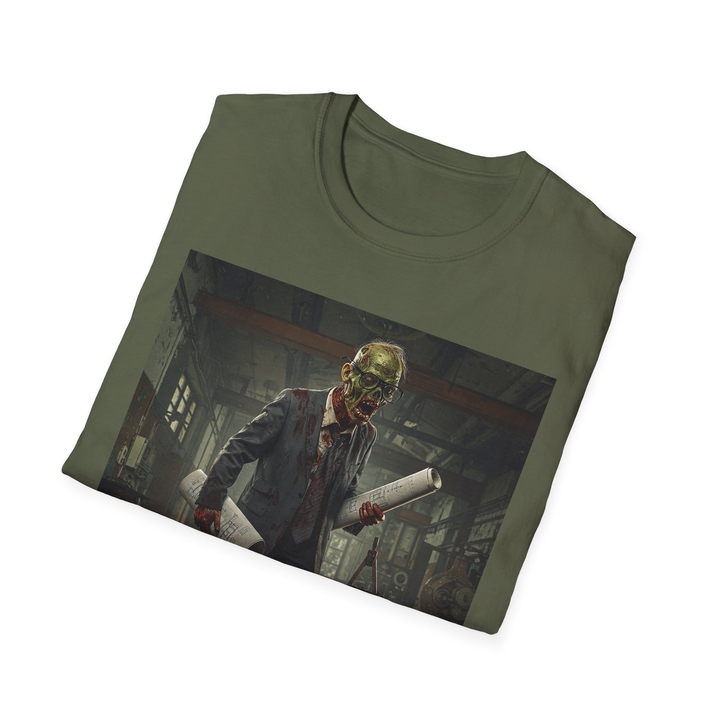 Zombie Apocalypse Unisex Softstyle T-Shirt - Perfect for Halloween and Horror Fans