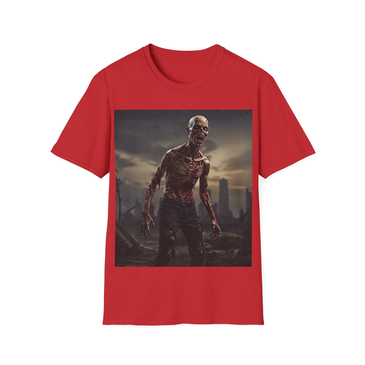 UK - Zombie Apocalypse Unisex Softstyle T-Shirt