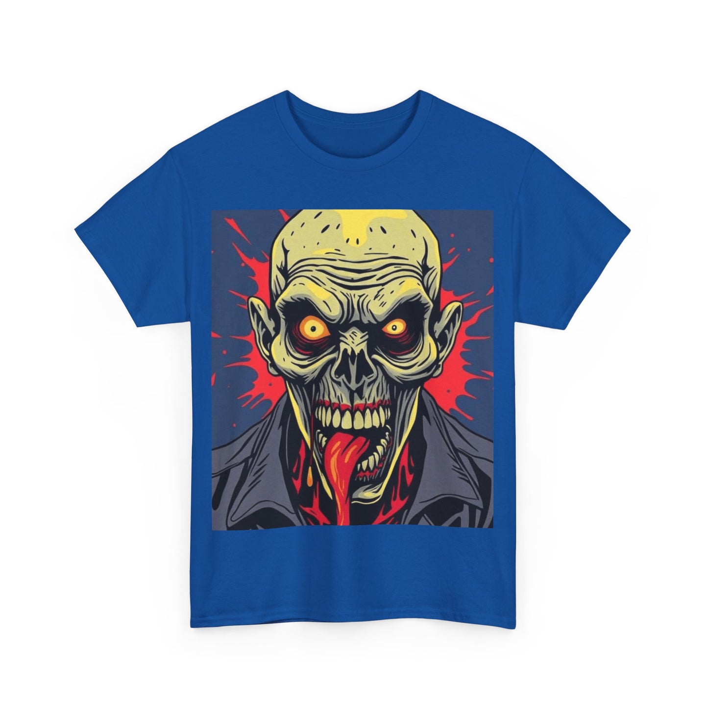 UK - Zombie Graphic Tee - Unisex Heavy Cotton T-Shirt for Horror Fans