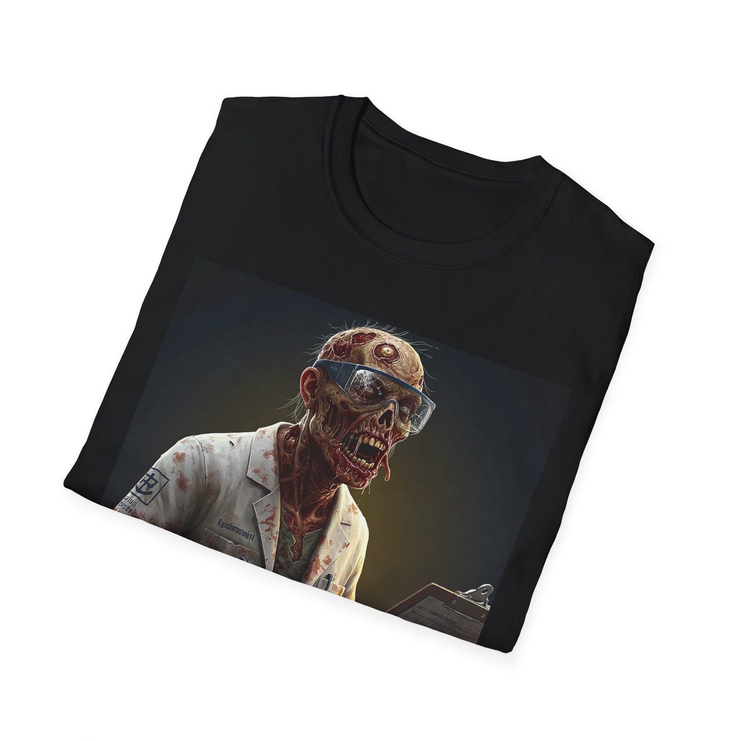 Zombie Doctor Graphic T-Shirt for Horror Fans