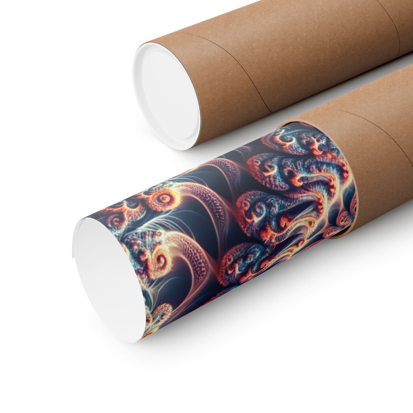 Abstract Swirl Matte Vertical Posters - Artistic Home Décor for Meditation and Relaxation