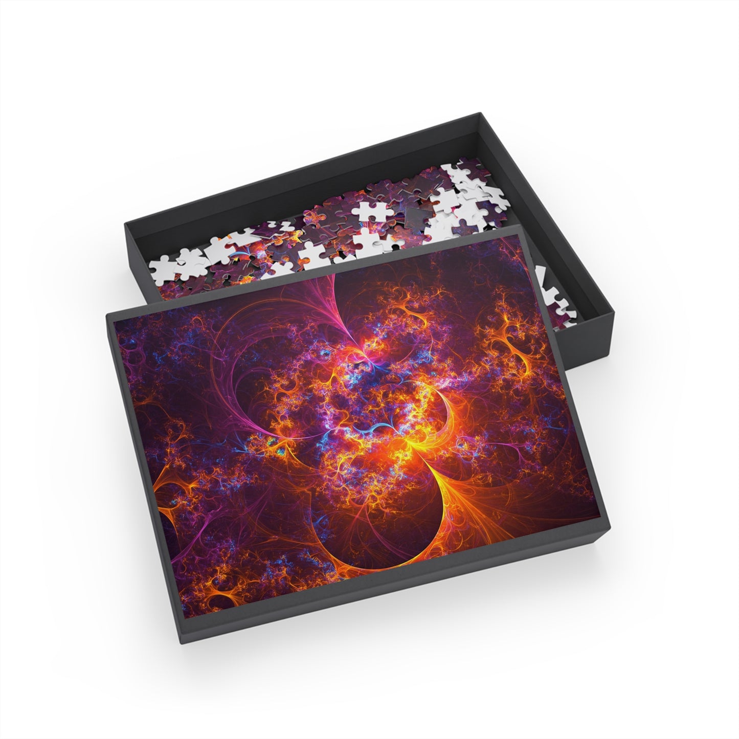 Vibrant Fractal Art Puzzle – 96, 252, 500, 1000-Piece Options