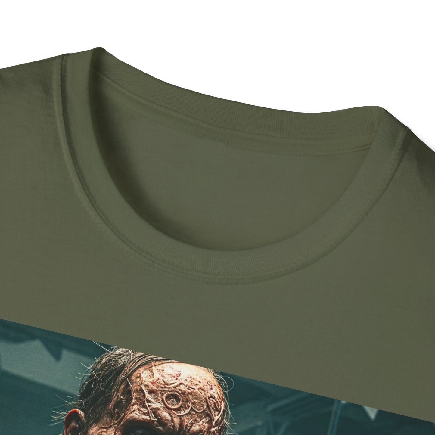 UK - Horror-Inspired Unisex Softstyle T-Shirt - Perfect for Halloween Fans