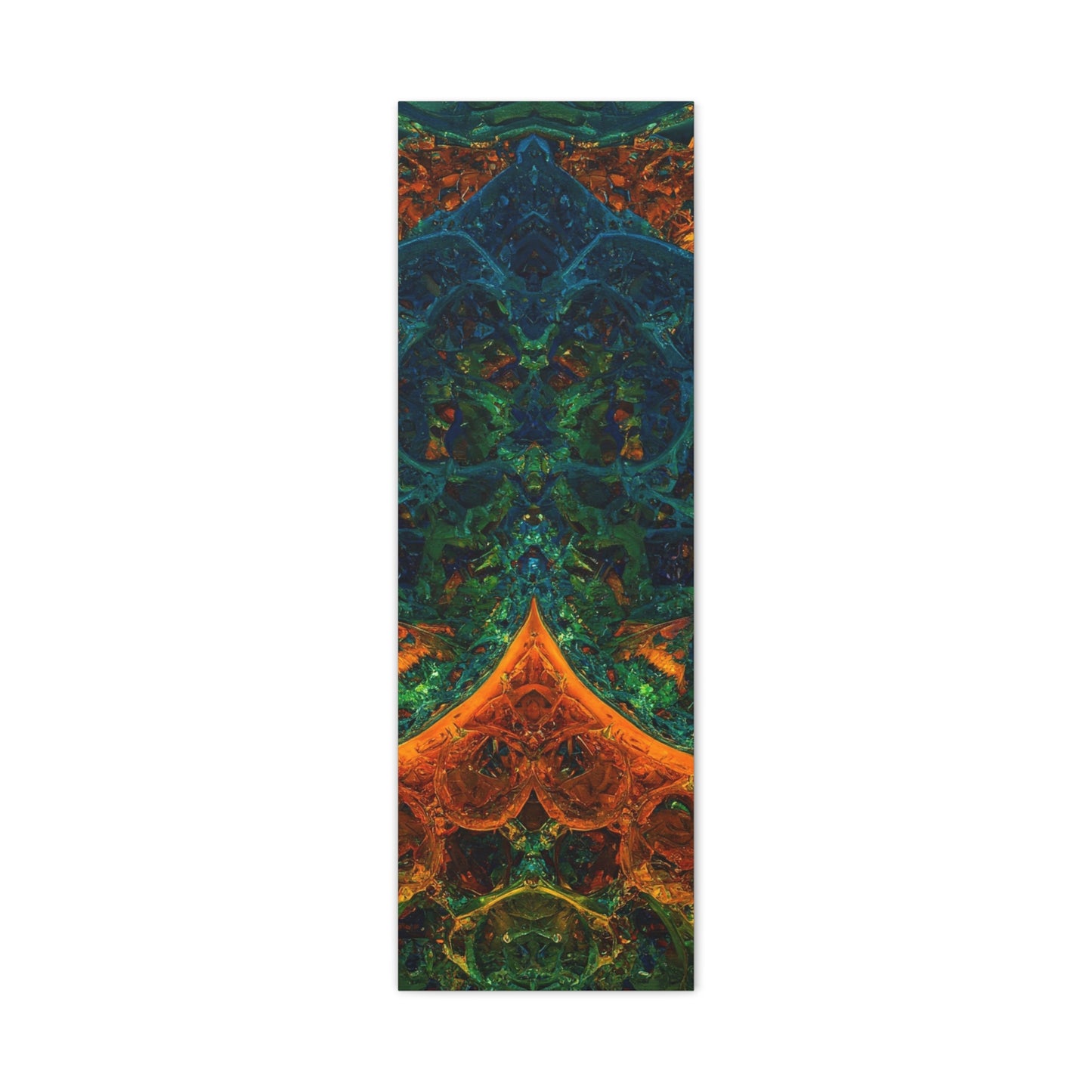 Vibrant Abstract Fractal Art Canvas Print