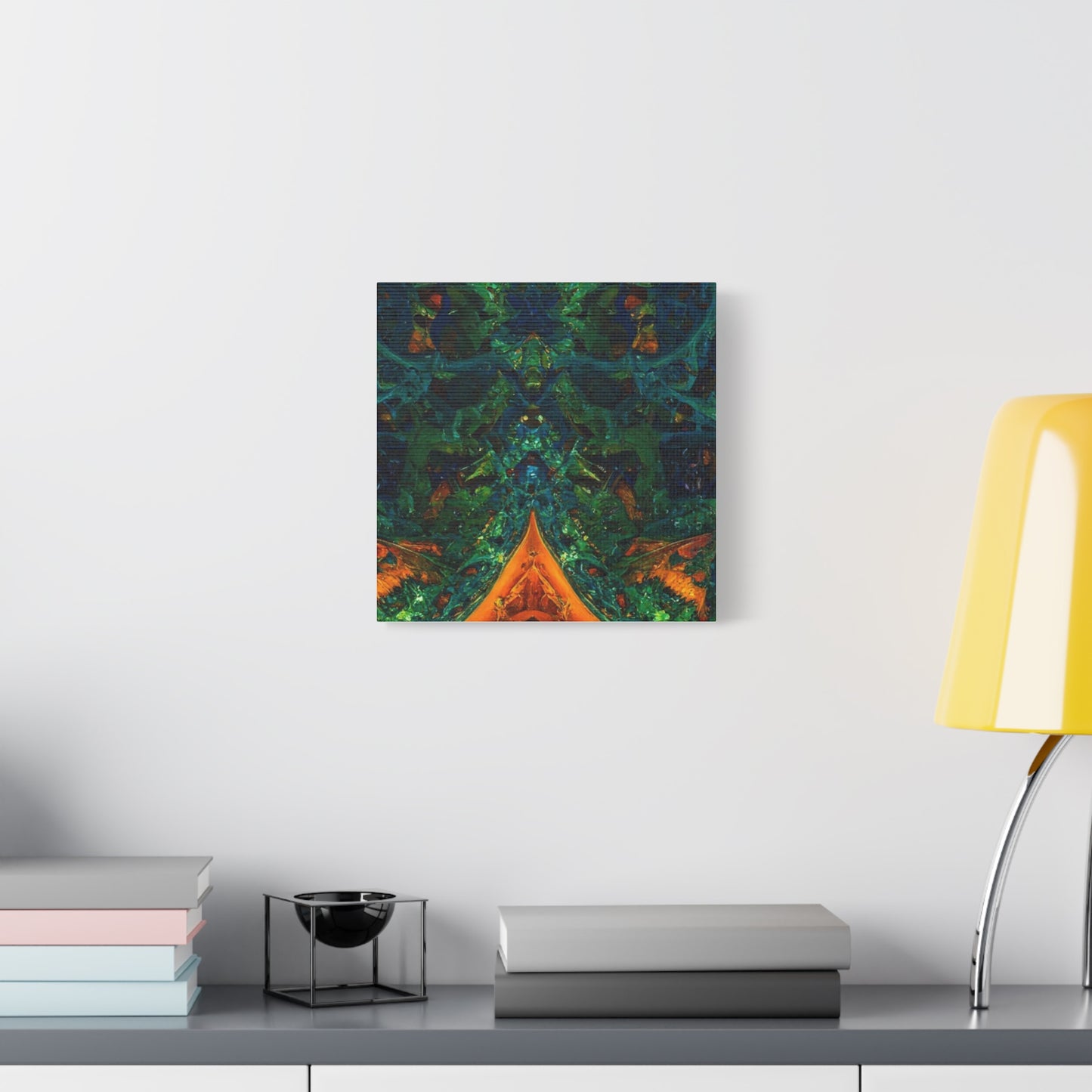 Vibrant Abstract Fractal Art Canvas Print