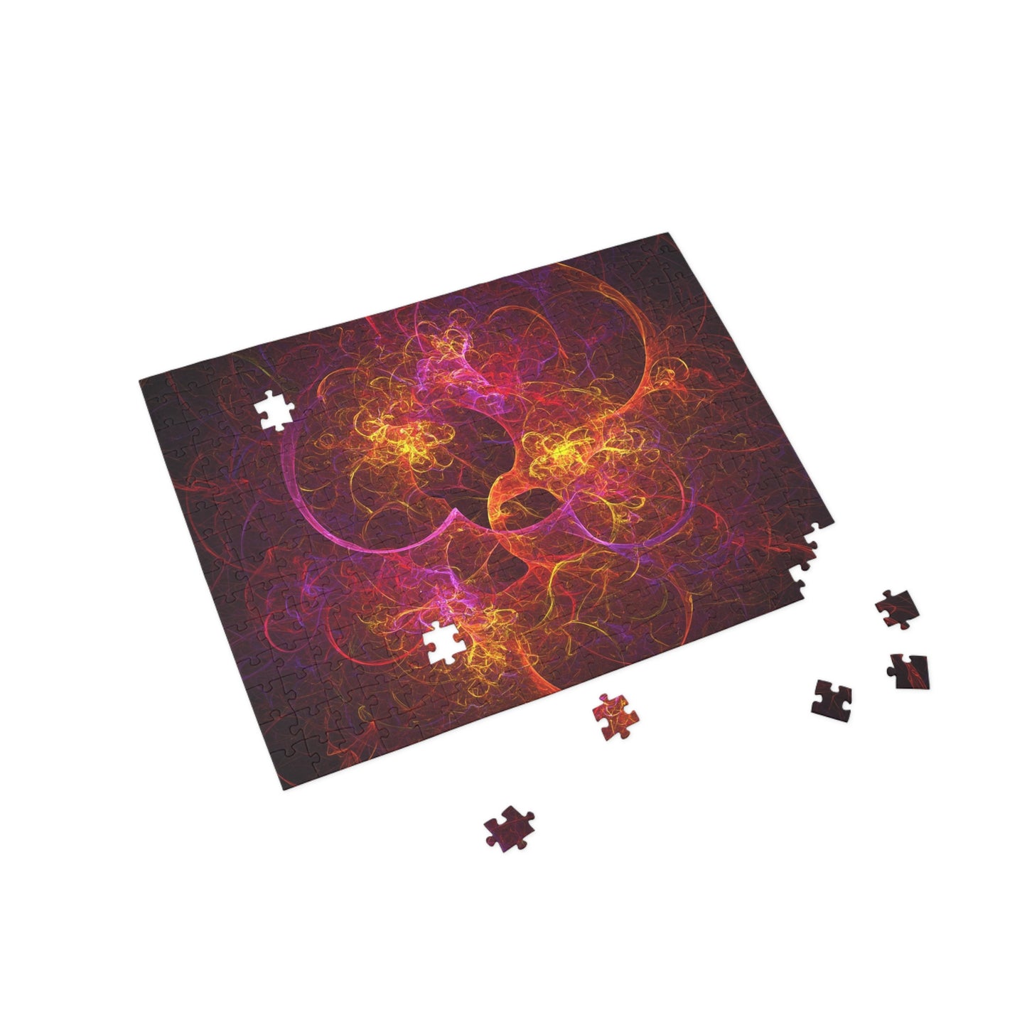 Vibrant Fractal Art Puzzle - 96, 252, 500, 1000-Piece Options