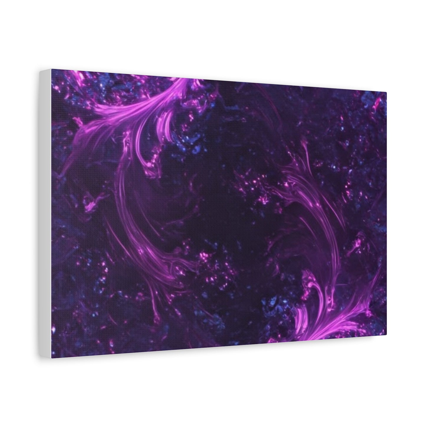Abstract Purple Fractal Canvas Print - Artistic Wall Décor