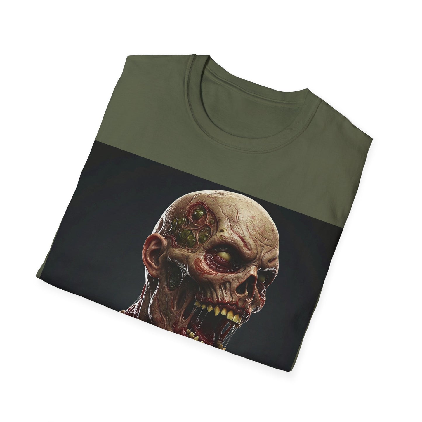 UK - Zombie Graphic Unisex Softstyle T-Shirt | Horror Movie Fan Apparel