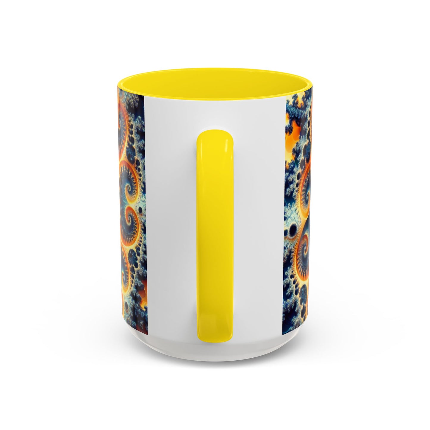 Vibrant Abstract Accent Coffee Mug - Unique 11 & 15oz Design for Art Lovers